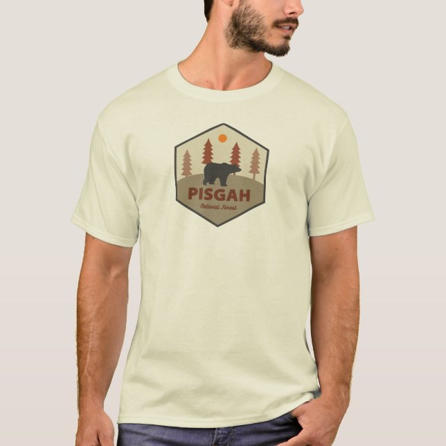 Camiseta Pisgah National Forest Bear (Frente)