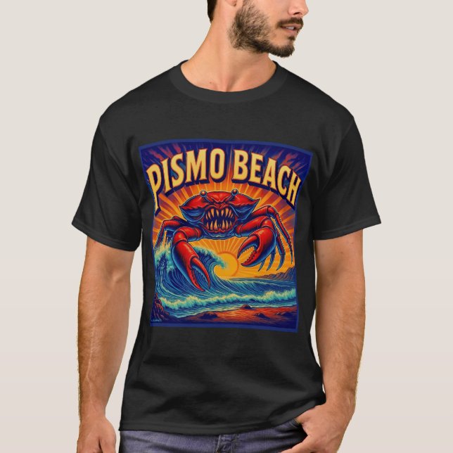 CAMISETA PISMO BEACH MONSTER TEE. (Frente)