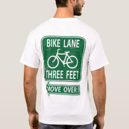 Camiseta Pista da bicicleta 3 pés de movimento sobre! VERDE