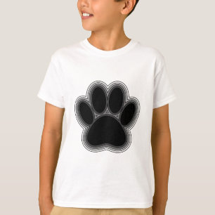 Camiseta Pista De Cães Com Descrições