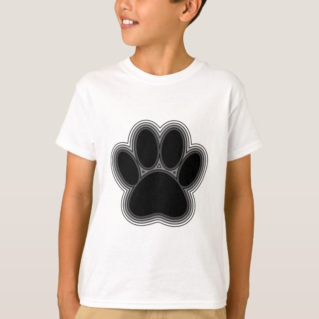 Camiseta Pista De Cães Com Descrições (Frente)