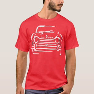 Camiseta Pista de Carro Britânico Triumph TR250