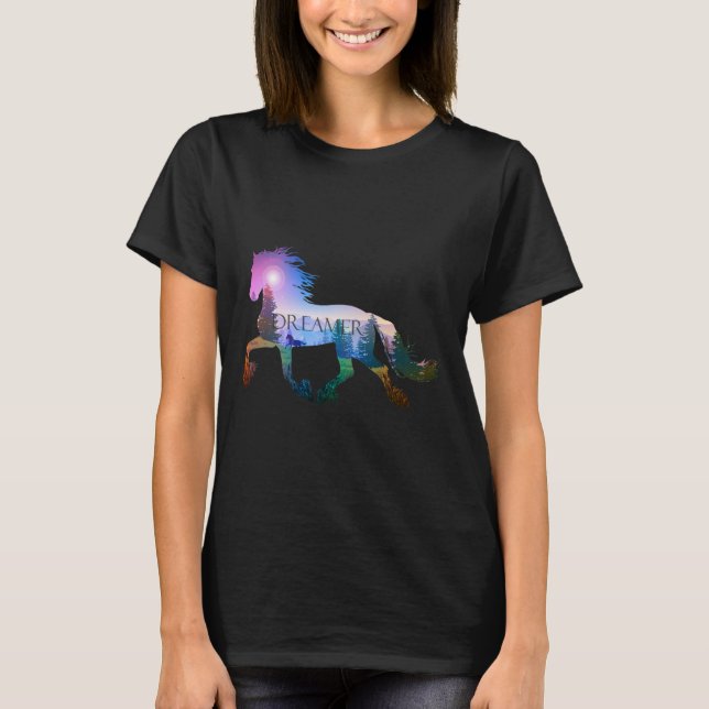 Camiseta Pista de Cavalo Andando de Cavalo (Frente)