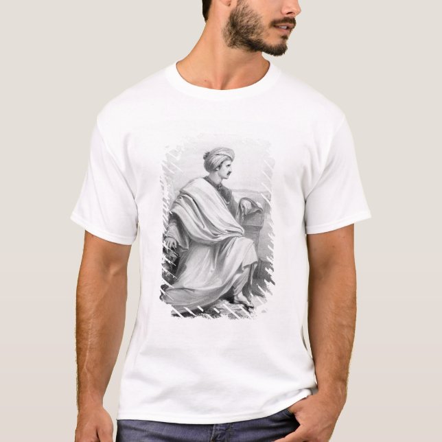 Camiseta Pista de Edward William como "um árabe beduíno", (Frente)