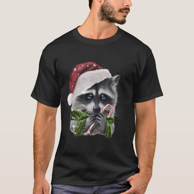 Camiseta Pista De Natal Com Caneta De Doces (Frente)