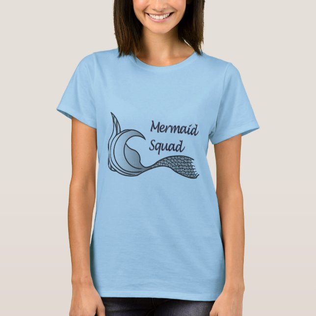 Camiseta Pista de Sereia com cinza leve (Frente)