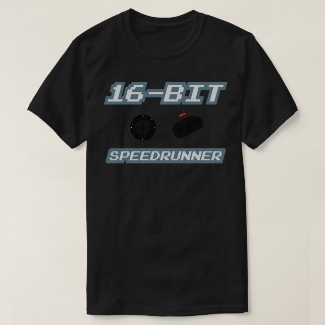 Camiseta Pista de velocidade de 16 bits 5 (Frente do Design)