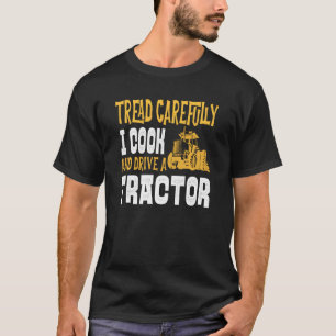 Camiseta Pista do Fator de Tração Cook Atrelado Cuidadosame
