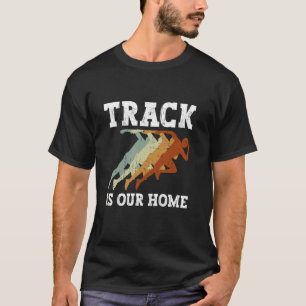Camiseta Pista é Nossa Casa - Pista E Campo Corrida Corredo