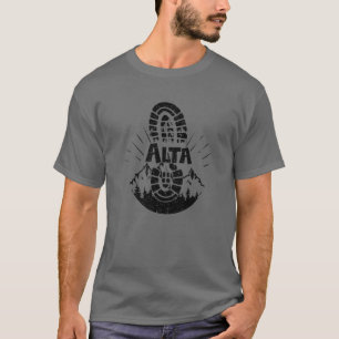 Camiseta Pista Em Alta EUA Vacinação Esqui