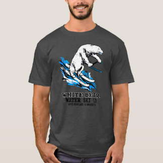 Camiseta Pistas de água do Urso Branco