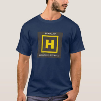 Camiseta Pistas de decolagem do helicóptero