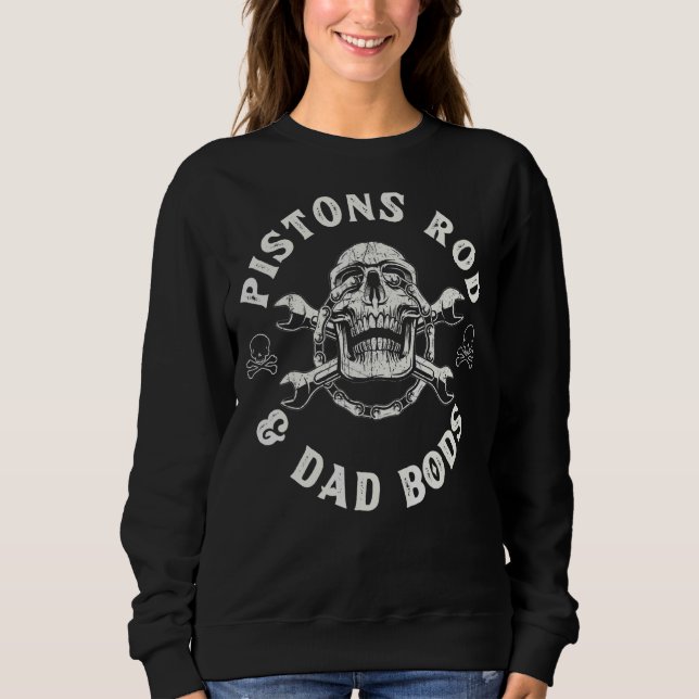 Camiseta Pistões, Caveira De Pai (Frente)