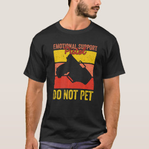 Camiseta Pistola de Suporte Emocional Não Pet Retro Roupa