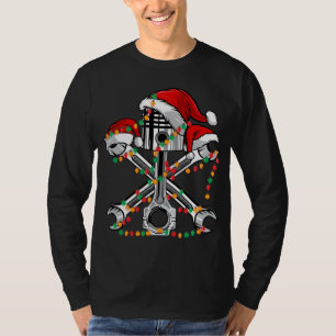 Camiseta Pistola Wrench Santa Hat Semáforos De Natal