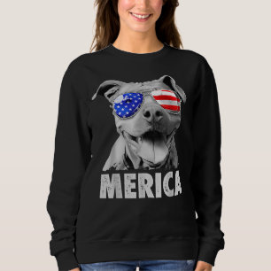 Camiseta Pit Bull 4 De Julho Merica Men American Flag Sung