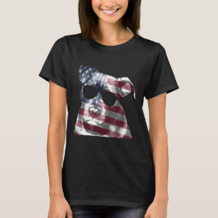 Camiseta Pit Bull Americano Terrier Usa Bandeira Cão Patrió