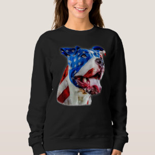 Camiseta Pit Bull Americano Terrier Usa Bandeira Cão Patrió