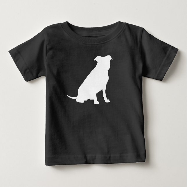Camiseta Pit Bull Cachorro Chá de fraldas Sexo Pitbull Neut (Frente)