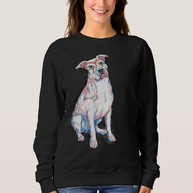 Camiseta Pit Bull Colorido (Frente)