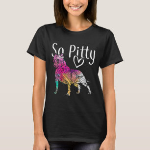 Camiseta Pit Bull de Aquarela Tão Pitty Amante de Pitbull P