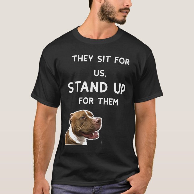 Camiseta Pit Bull Defenda-se Cães Pitbull Gráfico (Frente)