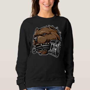 Camiseta Pit Bull Dog Com Pistola