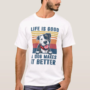 Camiseta Pit Bull Dog Oferece Engraçada Pai De Cachorro Tou