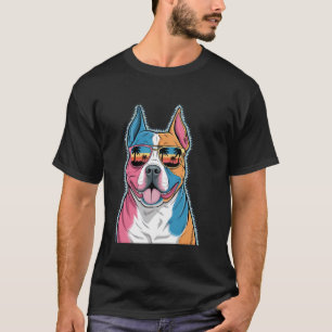 Camiseta Pit Bull Fofo, Pit Bulls Coloridos, Presente para
