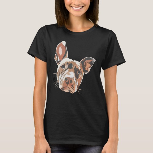 Camiseta Pit Bull Lab Mix Dog (Frente)