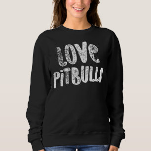 Camiseta Pit Bull Love Pitbulls White American Bully Light