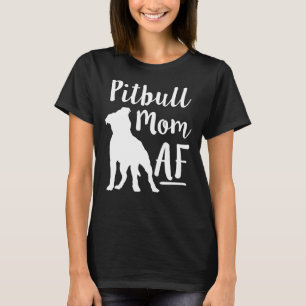 Camiseta Pit Bull Mãe Af Womens Cachorro Pitbull Feed Scoop