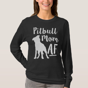 Camiseta Pit Bull Mãe Af Womens Cachorro Pitbull Feed Scoop