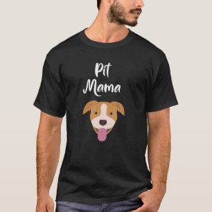 Camiseta Pit Bull Mama Cachorro Mãe Mulher Bonita Dão para