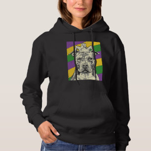 Camiseta Pit Bull Palhaço Mardi Gras Pitbull Mãe ou Pai de