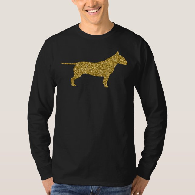 Camiseta Pit Bull Pittie Pitbull Cachorro Dourado (Frente)