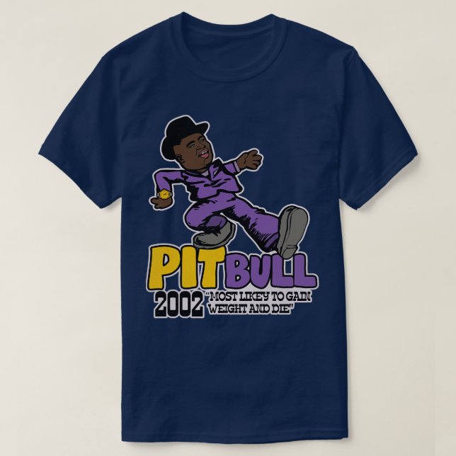 Camiseta Pit Bull Playa Hater Ball Pimp Walk (Frente do Design)