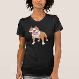 Camiseta Pit Bull Sorridente Feliz
