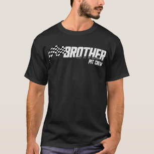 Camiseta Pit Crew Brother Race Aniversário Família Race Irm