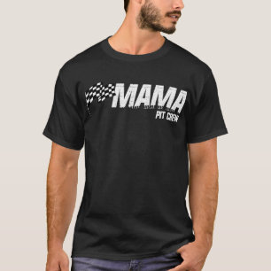 Camiseta Pit Crew Mama Race Birthday Family Racing Mama