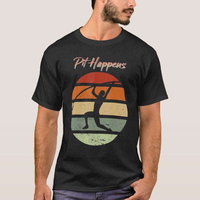 Camiseta Pit happens Pole Vault (Frente)
