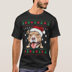 Camiseta Pit Touro Furioso De Natal Pitbully Engraçado