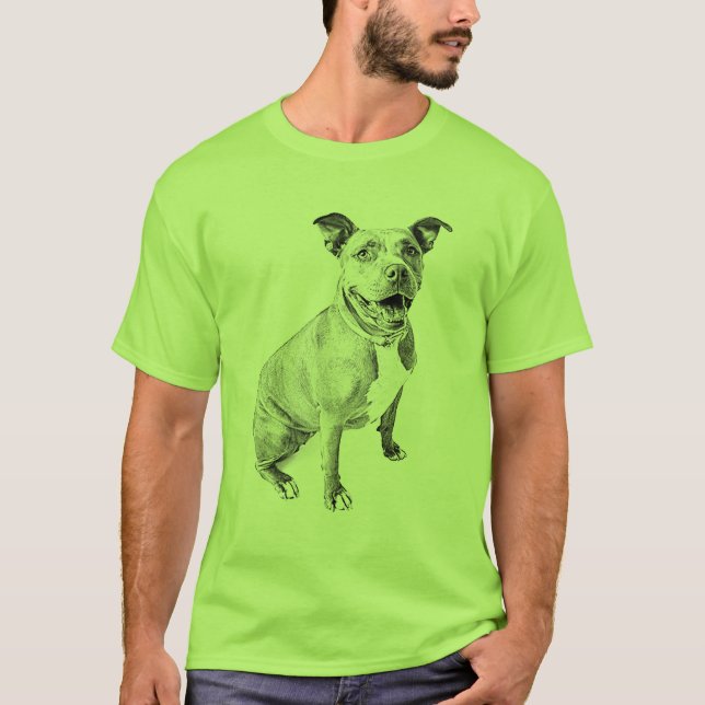 Camiseta Pitbull amigável (Frente)