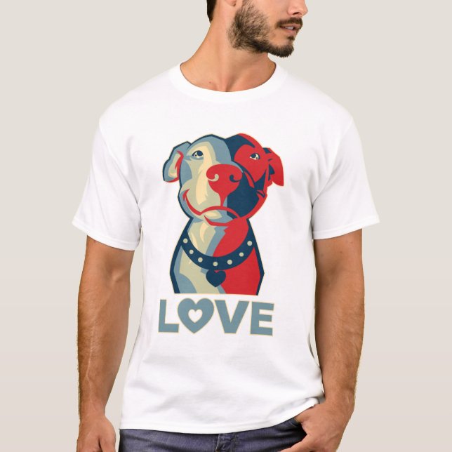Camiseta Pitbull - AMOR (Frente)