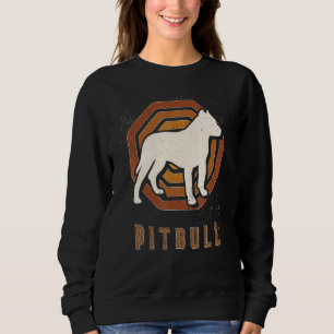 Camiseta Pitbull Amor por Cães Clássico Vintage Retro