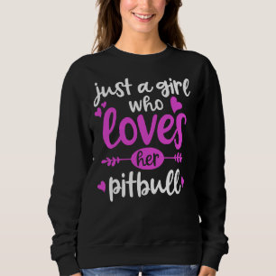 Camiseta Pitbull Apenas Uma Menina Que Ama O Pitbull