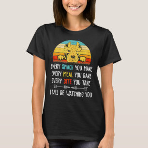 Camiseta Pitbull, cada lanche que você faz cada refeição qu
