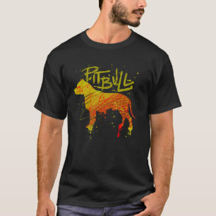 Camiseta Pitbull Colorido