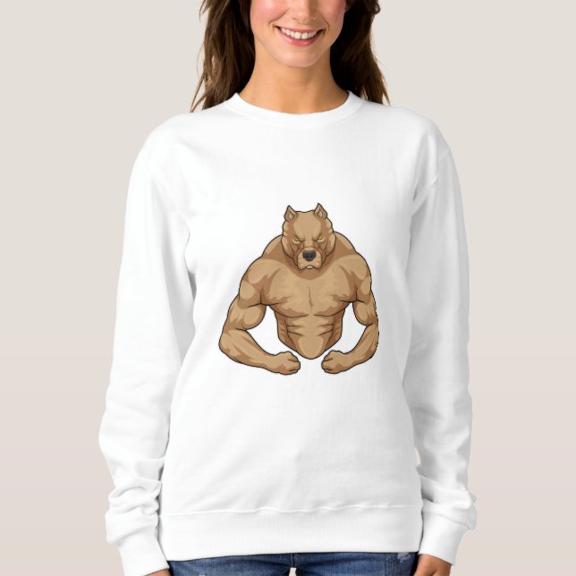 Camiseta Pitbull como Bodybuilder extreme (Frente)
