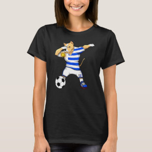 Camiseta Pitbull Dabbing Cachorro Uruguai Fãs de Futebol Je